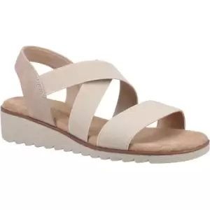 Image of Fleet & Foster Womens Freesia Memory Foam Leather Sandals UK Size 8 (EU 41)
