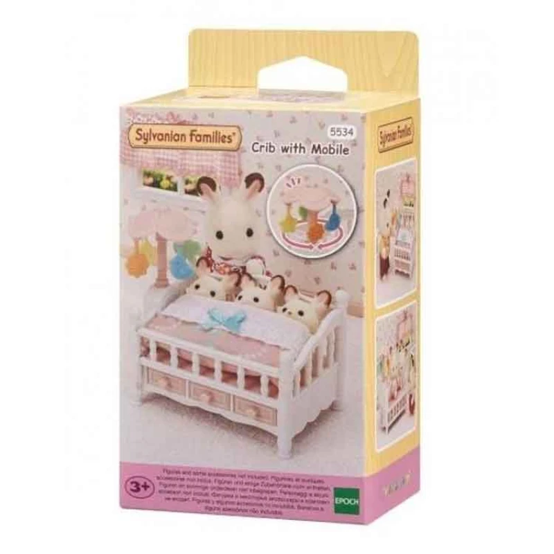 Image of Sylvanian Families Crib with Mobile Multi unisex