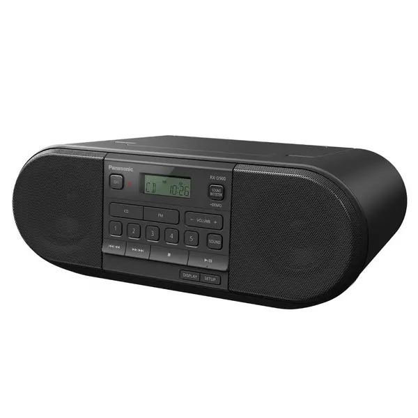 Image of Panasonic Portable FM Radio & CD Player RXD500EBK
