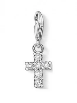 Image of Thomas Sabo Charm Club Sterling Silver Cross Charm, One Colour, Women