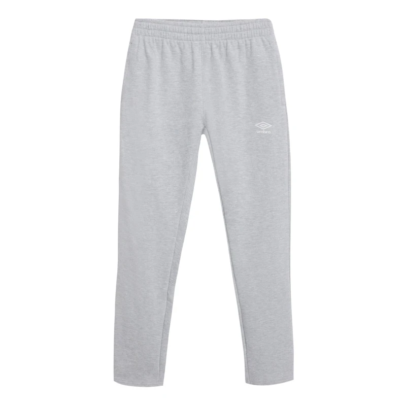 Image of Umbro Umbro Men Fleece Jogging Bottoms in Grey Size: Small Grey S Male 5063470711666