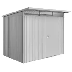 Image of Biohort AvantGarde Metal Shed A5 Standard door 8' 5'' x 7' 2'' - Metallic Silver