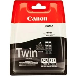 Image of Canon PGI525PGBK Black Ink Cartridge Twin Pack