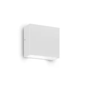 Image of Tetris 1 Light Outdoor Wall Light White IP44, G9
