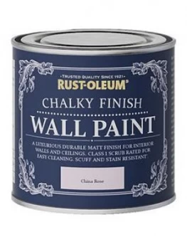 Image of Rust-Oleum Chalky Wall Paint China Rose 125Ml