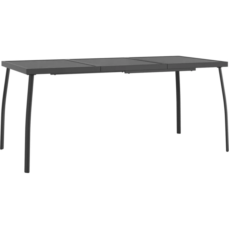 Image of VIDAXL Garden Table Anthracite 165x80x72cm Steel Mesh Vidaxl 8720845775056