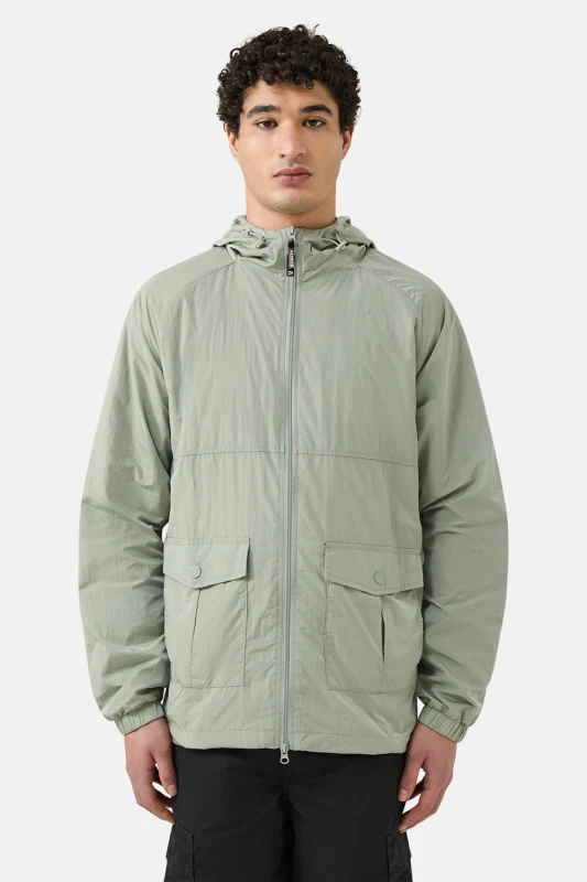 Image of Patrick Mens Chapman Full Zip Jacket in Green Size: Medium Green Male M