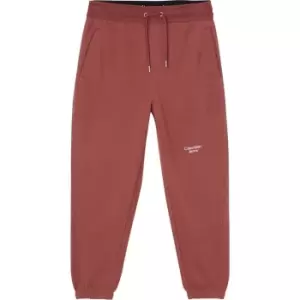 Image of Calvin Klein Jeans Stacked Logo Hwk Pant - Red