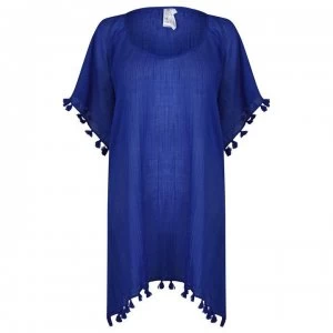 Image of Seafolly Seafolly Amnesia Kaftan - Reflex Blue