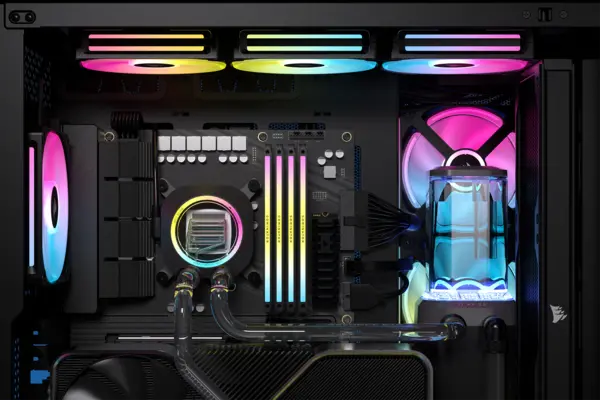 Image of Corsair Hydro X Series iCUE LINK XH405i RGB Custom Cooling Kit - Black - CX-9070016-WW