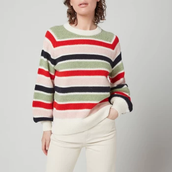 Image of Barbour Womens Collywell Knitted Jumper - Multi - UK 12