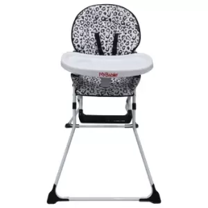Image of My Babiie MBHC1 Leopard Compact Highchair