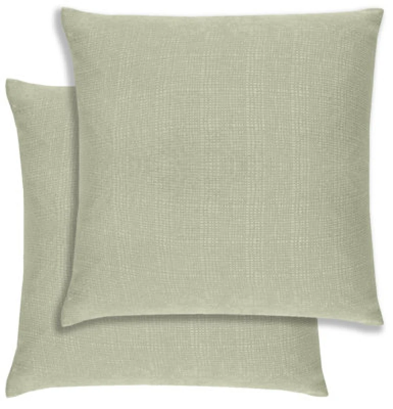 Image of Enhanced Living Pair Of Matrix Green Textured Cushion Covers - 43X43Cm - Cases Only