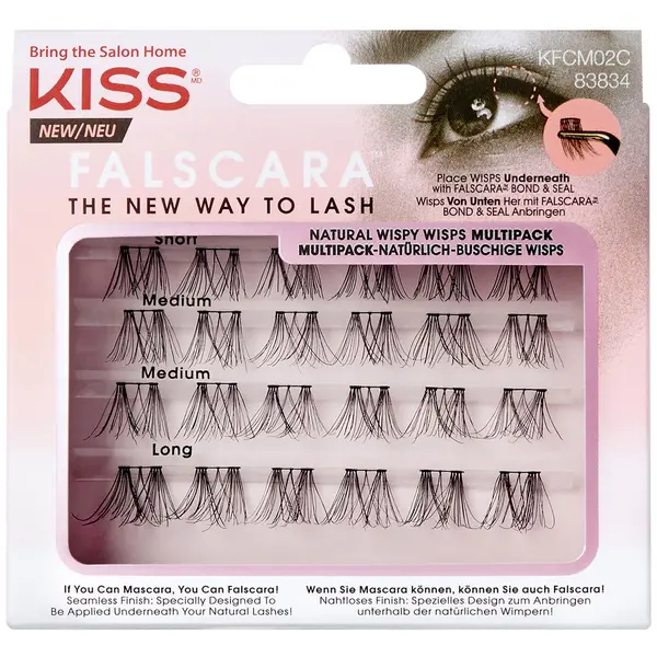 Image of Kiss Falscara Eyelash Wisp Multi - 02-Natural Wispy