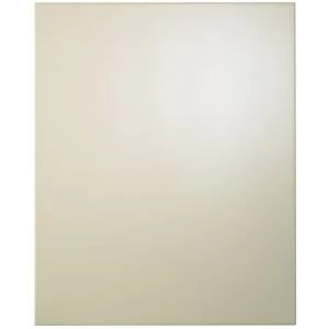 Image of Cooke Lewis Raffello High Gloss Cream Tall single oven housing door W600mm