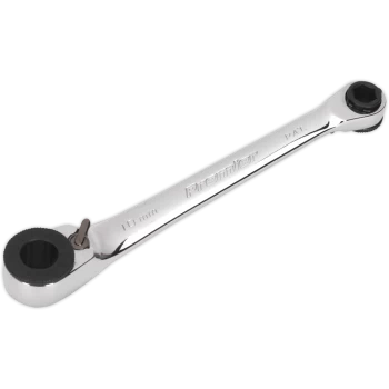 Image of Sealey AK6968 1/4" Hex Ratchet Spanner Reversible