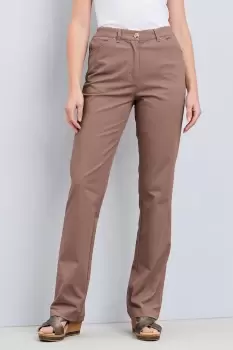 Image of Classic Straight Leg Chino Trousers - 33" Leg