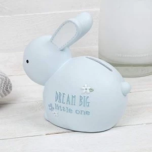 Image of Petit Cheri Bunny Rabbit Money Box - Blue