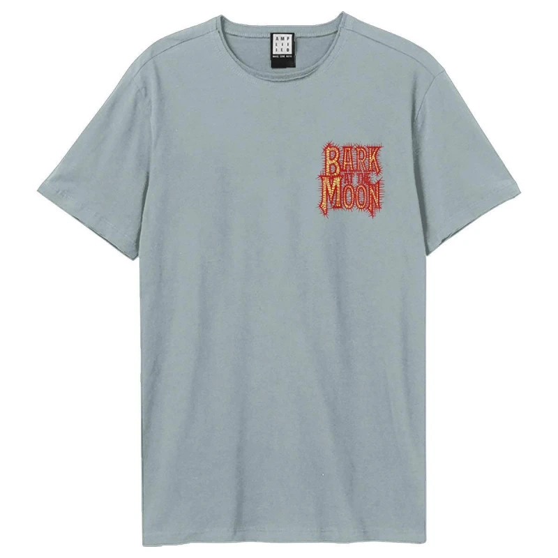 Image of Amplified Amplified Men Bark At The Moon Ozzy Osbourne T-Shirt in Pale Blue Size: X-Small Pale Blue XS Male 5063574136815