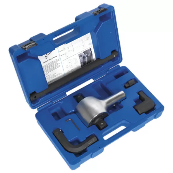 Image of Genuine SEALEY AK6291 Torque Multiplier Set 7pc 1/2-1Sq Drive