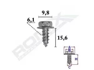 Image of ROMIX Screw C70371 TOYOTA,RAV 4 III (ACA3_, ACE_, ALA3_, GSA3_, ZSA3_)