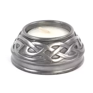 Image of Celtic Candle Holder Silver (Medium)