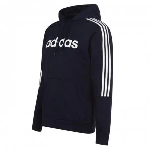 Image of adidas Mens Essentials Sweatshirt Hoodie - Navy/White