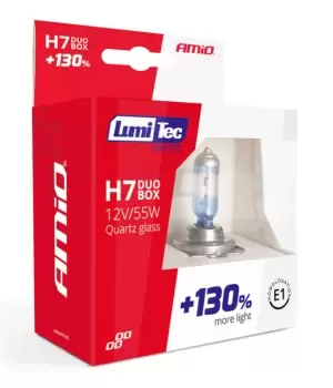 Image of AMiO Light Bulbs H7 01406 Bulb, spotlight VW,AUDI,MERCEDES-BENZ,Golf IV Schragheck (1J1),Golf V Schragheck (1K1),POLO (9N_),TOURAN (1T1, 1T2)
