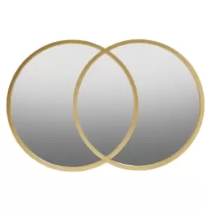 Image of Farran Overlapped Circles Wall Mirror