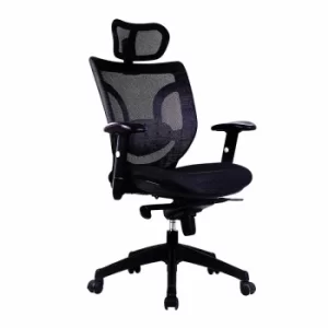 Image of Newton Mesh Back Manager Chair, Black