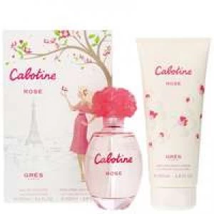 Image of Gres Cabotine Rose Gift Set 100ml Eau de Toilette + 200ml Body Lotion	
