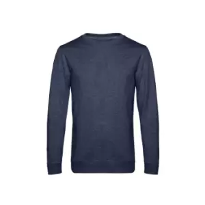 Image of B&C Mens Set In Sweatshirt (S) (Heather Navy)