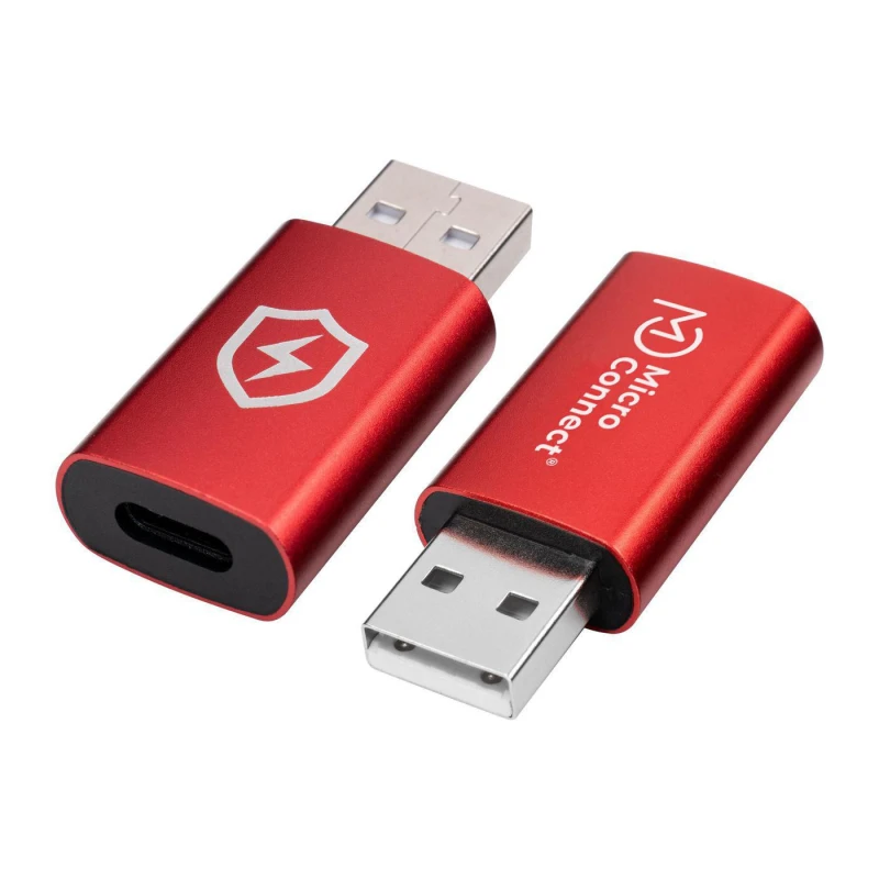Image of Microconnect MC-ACADAP-SC cable gender changer USB A USB C Red