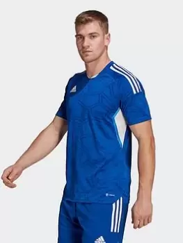 Image of adidas Condivo 22 Match Day Jersey, Blue/White Size M Men