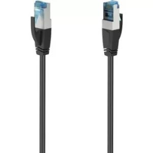 Image of Hama 00200679 RJ45 Network cable, patch cable CAT 6A S/FTP 0.5 m Black