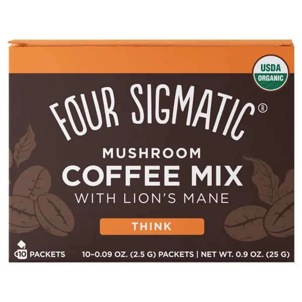Image of Four Sigmatic Mushroom With Lion's Mane Coffee 10 Sachets