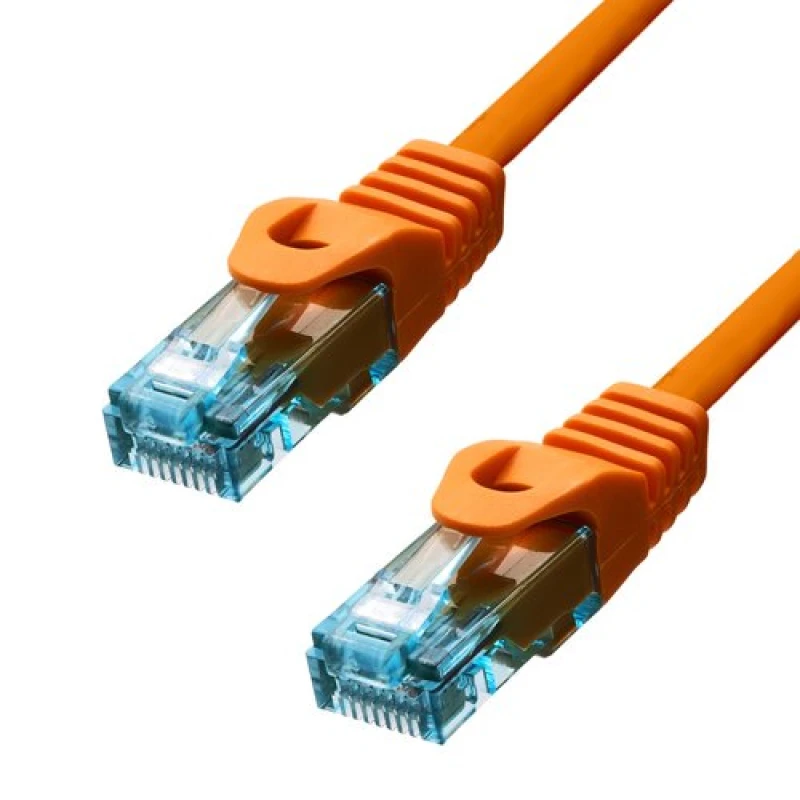 Image of ProXtend CAT6A U/UTP CU LSZH Ethernet Cable Orange 75CM