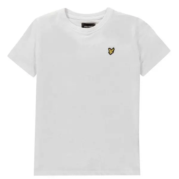Image of Lyle & Scott Bright White Junior Logo T-Shirt