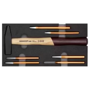 Image of Gedore Hammer/chisel set 2/6 CT-module 7pcs