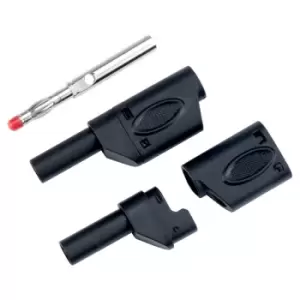 Image of TruConnect 170575 4mm Shrouded Stackable Test Plug Black