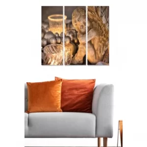 Image of MDF3838211 Multicolor Decorative MDF Painting (3 Pieces)