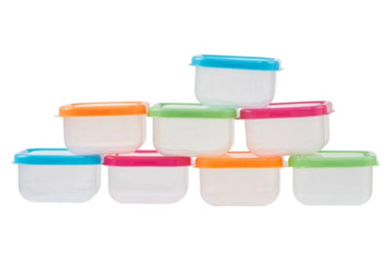 Image of Premier Housewares Mini Storage Containers Set of 8 Mini Storage Plastic Containers Multi