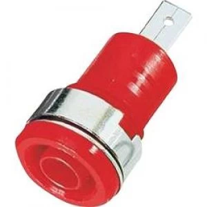 Image of Safety jack socket Socket build in Red Staeubli S