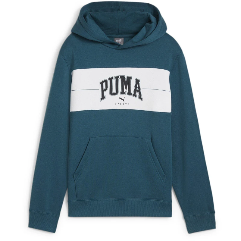 Image of Puma Squad Hoodie Fl B Hoody Unisex Kids - Green Green 7 - 8 Years