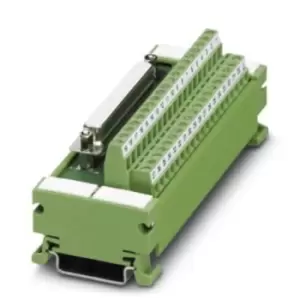 Image of Phoenix Contact, 37 Pole D-sub Connector, Female Interface Module, DIN Rail Mount