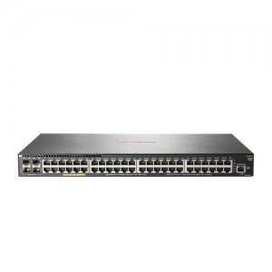 Image of HPE Aruba 2930F 48G PoE+ 4SFP+ Managed L3 Gigabit Ethernet (10/100/1000) Grey 1U Power over Ethernet (PoE)