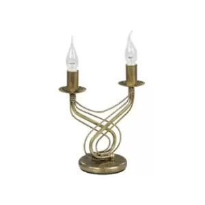 Image of Emibig Tori Gold Table Lamp 2x E14