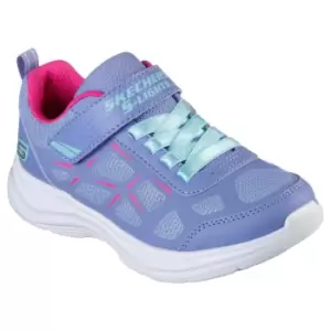 Image of Skechers Girls Glimmer Kicks Fresh Glow Light up Trainers UK Size 12.5 (EU 31)