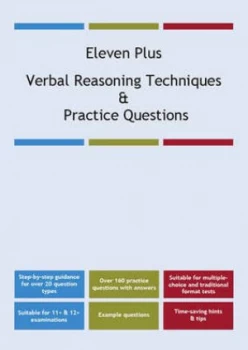Image of Eleven Plus Verbal Reasoning Techniques and Practice Questions Paperback