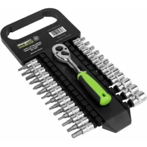 Image of Sealey S01241 Socket & Socket Bit Set 27pc 1/4"Sq Drive WallDrive Metric